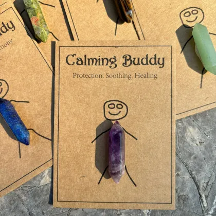 Crystal Greeting Cards: Unique Gifts for Anxiety Relief, Good Luck, and Friendship