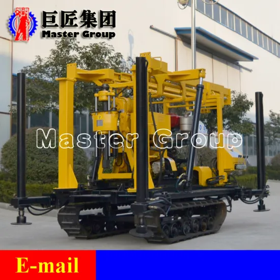 crawler mounted XYD-130 drilling rig 100m water well