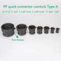 محولات أنبوب IBC Camlock Couplings محول الخيط