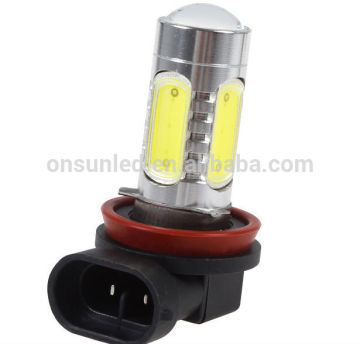 380Lm 7.5W H11 Socket Bright White LED Car Lamp 5 LEDs Fog Light