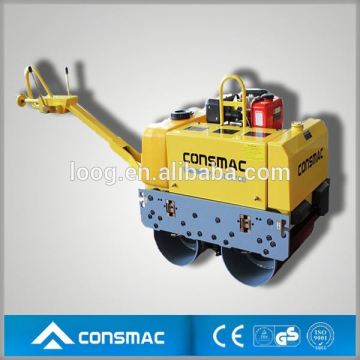 Quality manual double drum vibratory sheepsfoot roller for sale