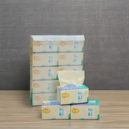 Customized Ready Stock Toilet Paper with Bamboo Pulp Facial Tissue and Natural Color Packaging