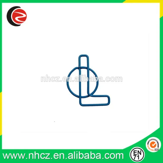 Letter L Shaped Paper Clips