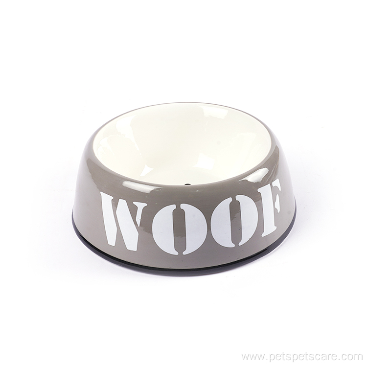 pet dog bowl cute cartoon pet eating bowl