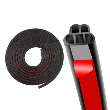 1/5m Car Door Rubber Seal Strip - Soundproof Seals Universal Auto Hood Trunk Door Edge Insulation