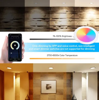 Slim Intuitive LED RGB Panel Light