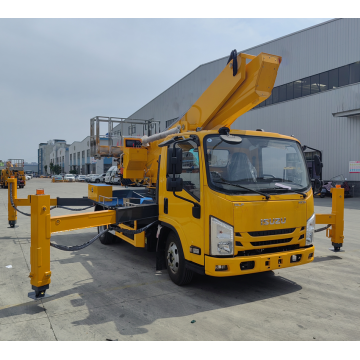 Telescopic arm Isuzu 28 meter aerial work vehicle