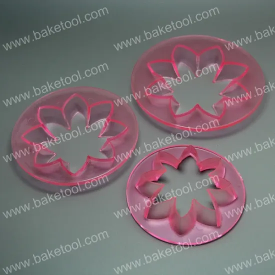 Plastic Sunflowers Pess Mold with Sharp Petal for Cake Decoration
