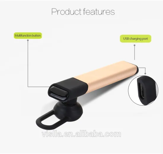 2018 new Wireless Super slim Bluetooth Headset factory,Ultra thin Bluetooth Earphone