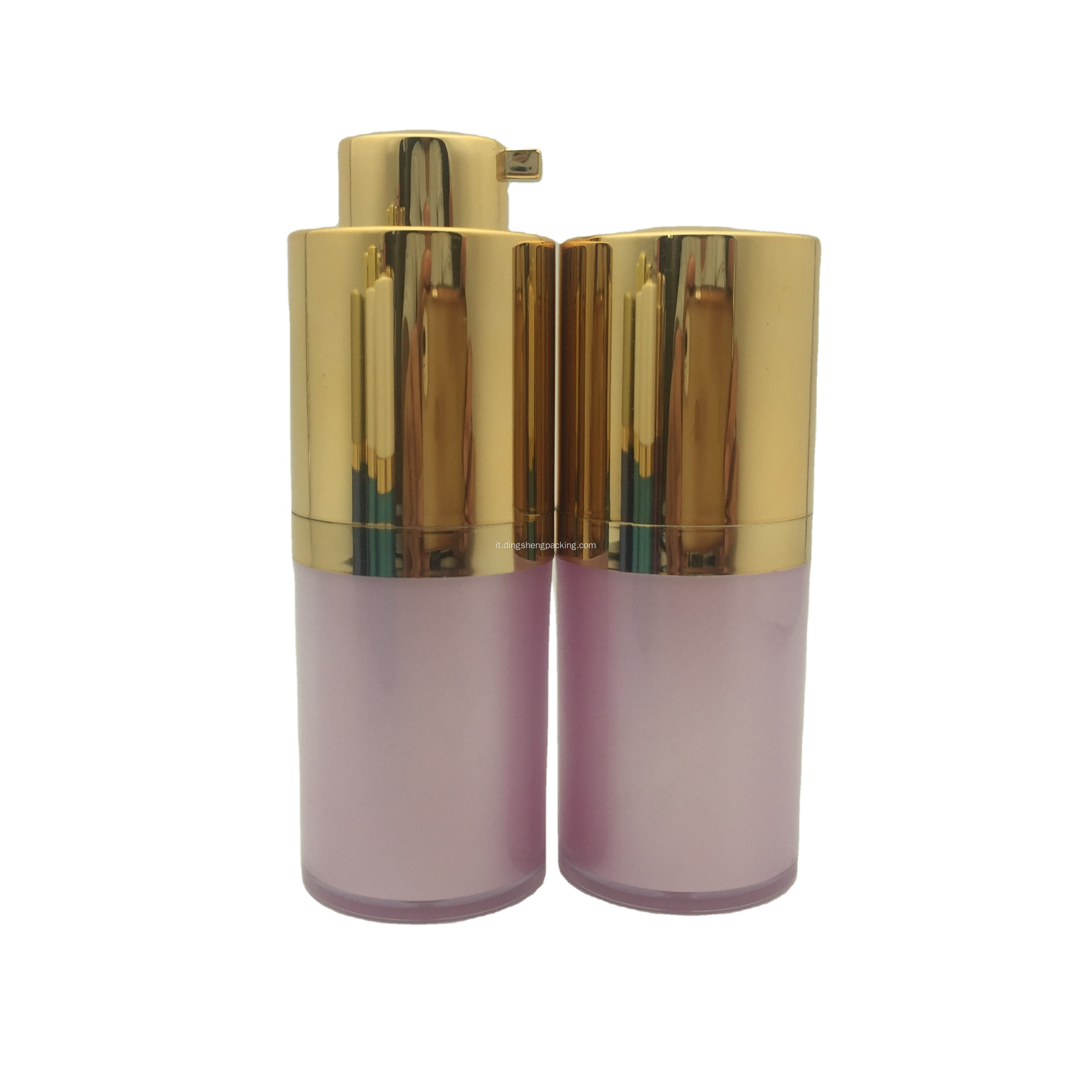 Flacone per pompa airless cosmetico colorato da 30 ml e 50 ml