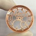 Esqueleto dial con anillo interno para reloj mecánico