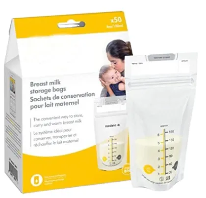 China Customized Brand BPA Free Breast Milk Storage Bags