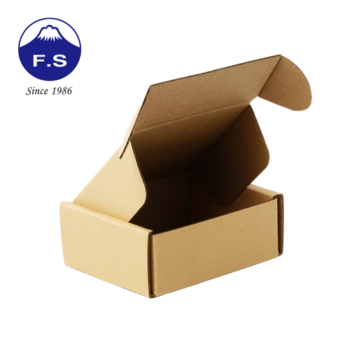 Kraft Cardboard Corrugated Shoe Boxes With Company Logo