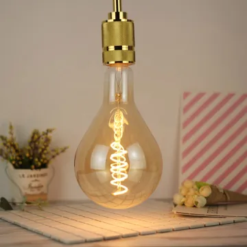 PS130 4W 3.5K Light E40 Big E27 2200K Amber Glass LED Filament Bulb