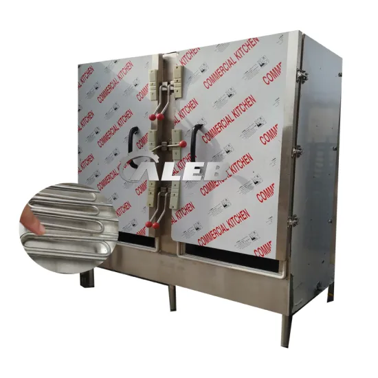 Professional Steamer Cabinet: Double Door Dim Sum, Seafood Bun, and Potato Steaming Machine with Trolley Cart