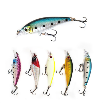 MISTER LURE New Design Hot Sale 7.5cm 6.7g Artificial Hard Baits for Casting Bass Minnow Fishing Lure