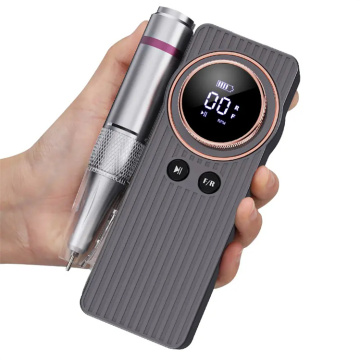 एलसीडी स्क्रीन के साथ पेशेवर 35000RPM रिचार्जेबल नेल ड्रिल