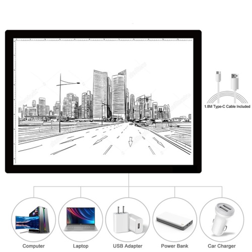 SURON Artcraft Rasting Light Pad A3 Tamanho