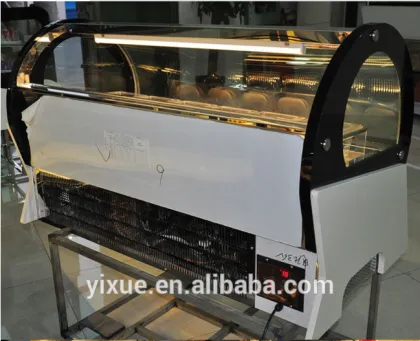 high quality !!IDesktop Ice cream freezer display case for Haagen-dazs Guangzhong factory