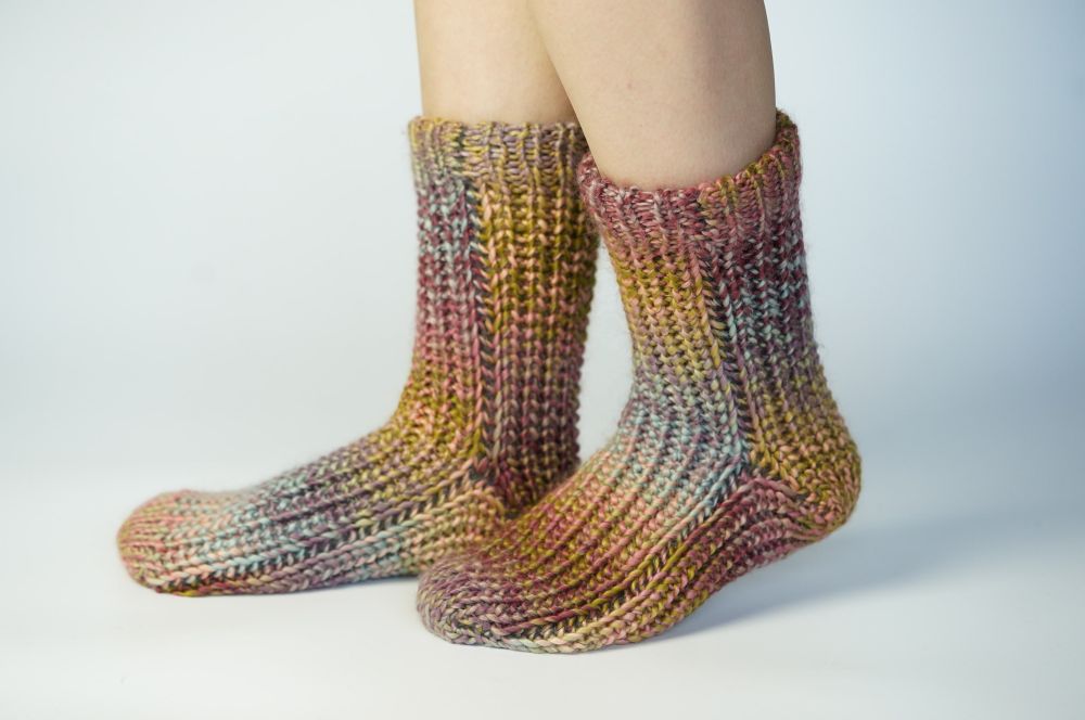 Winterthermalgestrickte Pullover Lounge Slipper Socken