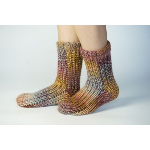 Winterthermalgestrickte Pullover Lounge Slipper Socken