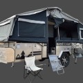 Off-road caravan camper travel trailer