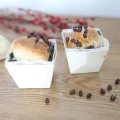 Jednorazowy drewniany kubek do pakowania ciast i deserów