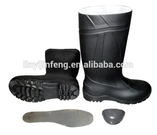 Safety Good quality men safety pvc rain boots