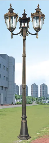 Die-cast Antique Aluminum Garden Light