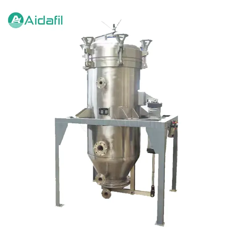 Stainless Steel 316 Pressure Leaf Filter for Energy Saving Dreg Edible Oils Treatment