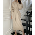 Women's Turtleneck Long Sleeve Casual Dress