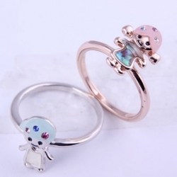 Boys and Girls Crystal Rings