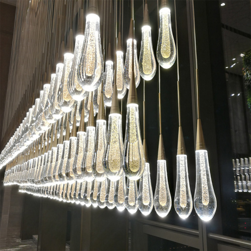 Luz moderna de vidro decorativo de luxo personalizado de alta qualidade