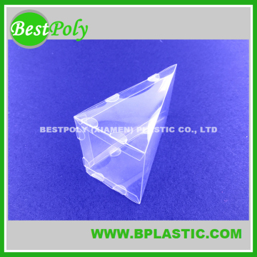 Customize triangle plastic folding box