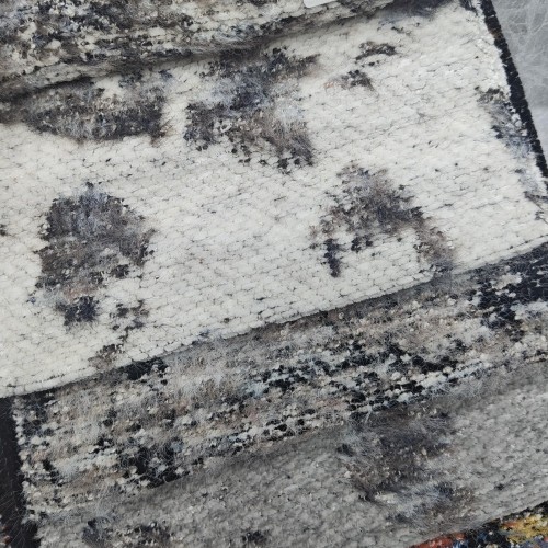 Tela de tapicería de chenilla color arena