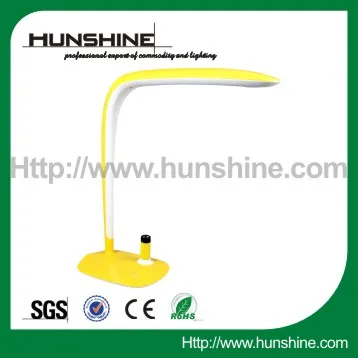 yellow simple eye-protection ultra bright led desk lamps