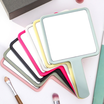 Custom Logo Plastic Makeup Mirror - Handheld Single/Dual Sided Cosmetic Mirror