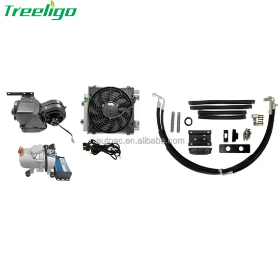 48V 96V 72V 60V 12V EV Car Air Conditioner for Three-Wheel Electric Tricycles HVAC Systems