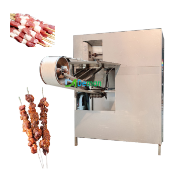 Automatic Souvlaki Skewers Machine for Barbecue - Chicken, Beef, and Lamb Kebab Skewering Machine for Sale