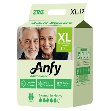 Fuente de pañales desechables para adultos Pañal para adultos al por mayor