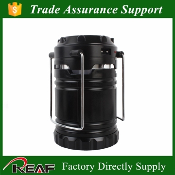Rechargeable telescopic solar camping led lantern with power bank, USB for mobile charging