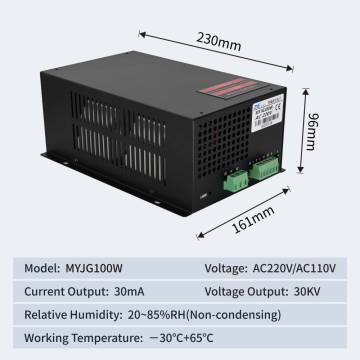 Fonte de alimentação para gravador a laser 6040