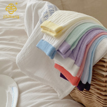 한국 버전 색상 차단 및 대조적 인 긴 튜브 양말 얇은 스태킹 양말