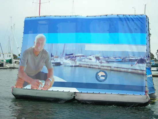 2013 inflatable water billboard ,inflatable display billboard