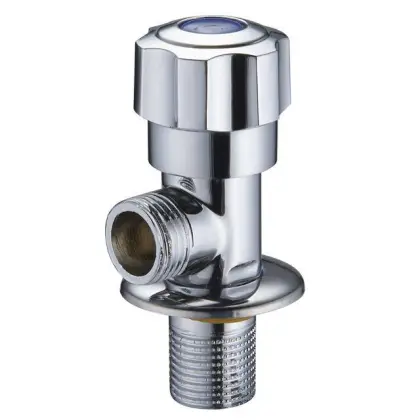 90 Degree Wall Mounted 1/2 Rose Gold Brass Angle Valve Angle Stop Valve