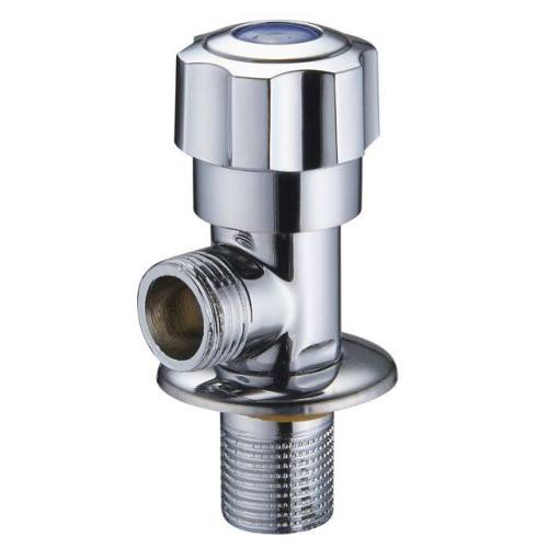 Stop Valve Chrome Plated SS Angle Valve For Toilet