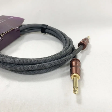 Tweed gewebte Jacke -Instrumentkabel für Elektrogitarren, Bass, Keyboards - 10 Fuß 1/4 Zoll
