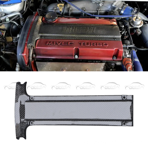Carbon Fiber Engine Cover Hood for Mitsubishi Evolution EVO 8 & Lancer 2003-2005