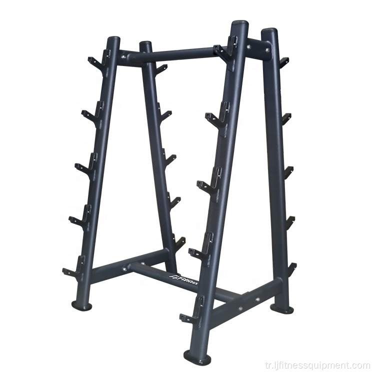 Spor Ekipmanı Eğitim Salonu Egzersiz Makinesi Barbell Raf