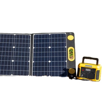 Chargeur solaire pliable 60W compact - Expédition de 7 jours, facile à transporter, 610x550 mm de taille